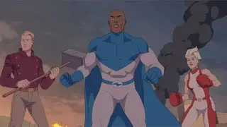 Invincible Season 3 | All Capes Inc. (Bolt, Kid Thor, Knockout) Scenes