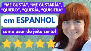 ✅ Como Indicar Gostos e Desejos e e Fazer Pedidos em Espanhol 🤔 Com Legendas para Iniciantes