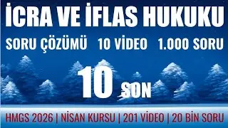 İcra Ve İflas Hukuku 10 Son /:\ 90 Hmgs Nisan 2026