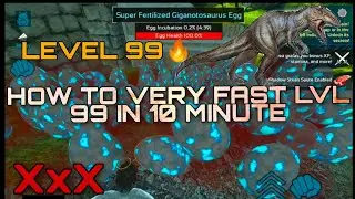 CARA CEPAT LVL 99 CUMA 10 MENIT!(Ark mobile)[XxX] Ark indonesia