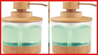 Great product -  iDesign Formbu Bamboo Refillable Soap Dispenser - 3