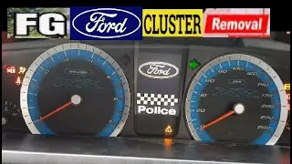 Удален дисплей полиции, установленный на приборной панели Ford FG.