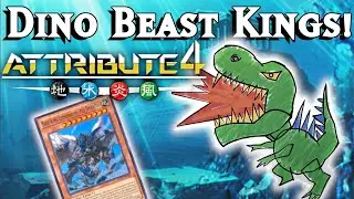 Doodle Beast True King Dinos in Attribute 4! Yugioh Masterduel Gameplay and Decklist