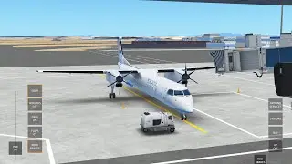 Infinite Flight- Split (LDSP) to Rome (LIRF) Croatian airlines Dash 8 Q400