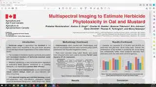 Multispectral Imaging to Estimate Herbicide Phytotoxicity in Oat and Mustard