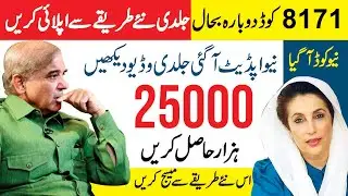 BISP Program 8171 | Check your payment 25000 | Bisp new method check 14000 | Pakistan Travel