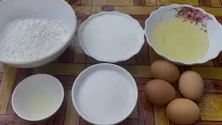 How to make CASTELLA CAKE (RBeab Thvoeu Nom Pong mean)