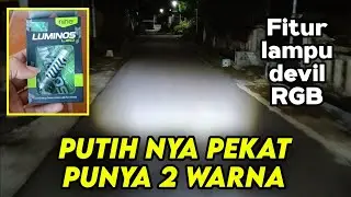 LUMINOS LS2 🔥🔥 Cahaya pekat 2 warna dan devil eye RGB