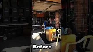 DIY homegym transformation💪 #homegym #diygym #transformation #gains