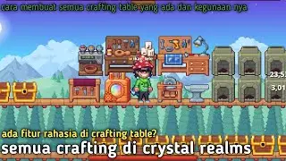 Semua crafting yang ada di crystal realms 