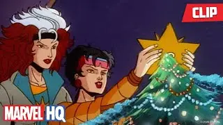 Jubilee's First Christmas at the X-Mansion🎄 | X-Men: The Animated Series | @MarvelHQ