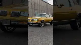 Candy Gold Oldsmobile Cutlass on 24&rsquo;s Ridin