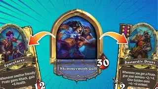 GUFF WITH PIRATES CAN OUTSCALE EVEN HOGGER - Hearthstone Battlegrounds