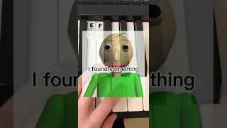 &ldquo;No stabbing people with pencils in the halls&rdquo; Baldi&rsquo;s basics #meme #fyp #baldisbasics #piano