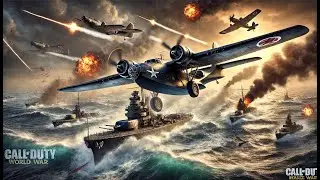 Air Strike on Japanese Troops || COD WAW || Mission Black Cats