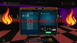 Crafting the new ally  hungry hydrakken hatchling Trove