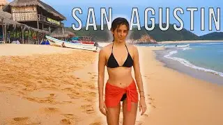 We went to the most beautiful beach near HUATULCO!