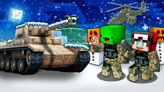 Mikey & JJ Became Soldiers of WINTER MILITARY CIVILIZATION in Minecraft (Maizen)