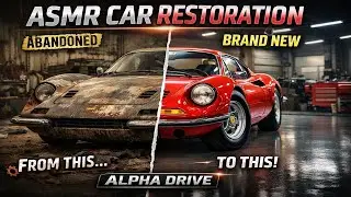 ASMR Car Restoration | Full Rebuild of 1972 Ferrari Dino 246 GT From Abandoned to Brand New