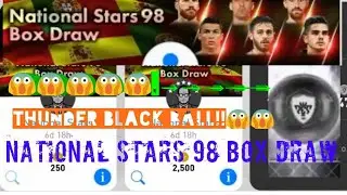 NEWEST Black Ball Working Trick in National Stars 98 Box Draw - PES 2018 mobile