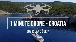 1 Minute Drone Croatia 002, Island &Scaron;olta