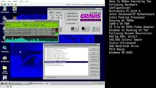 Time To Chill On ModPlug Player (86Box, Win95, Gravis Ultrasound)
