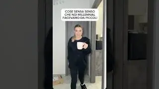 COSE SENZA SENSO CHE NOI MILLENNIAL FACEVAMO DA PICCOLI #millennial#bambinianni90#cosestrane#comedy