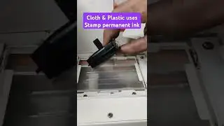 permanent ink Stamp for clothes and Plastic #westbengal #order #stampfactory