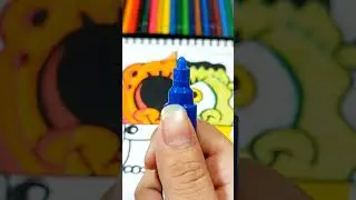 Drawing Spongebob as Vampire 🧛&zwj;♂️ *SPOOKY* 🦇