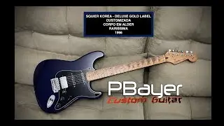 Guitarra Fender Squier Deluxe Gold Laber Korea 1996 Alder