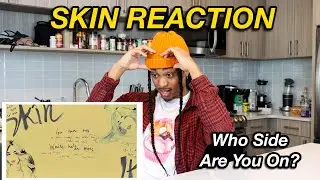 Sabrina Carpenter - Skin REACTION (Lyrics Video)