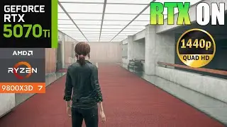 CONTROL - RTX 5070 Ti 16GB + R7 9800X3D | 1440p Ultra + RT Ultra + DLAA | Benchmark & RAW Gameplay
