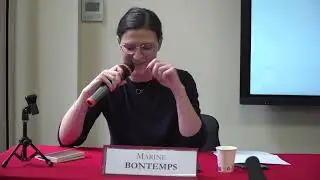 Marine BONTEMPS - Ouverture du colloque 
