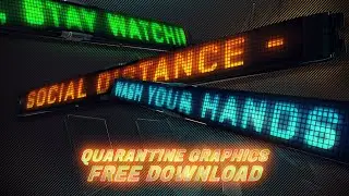 📢 Free Supportive Coronavirus Graphics for your Stream ⚡️Download now‼️