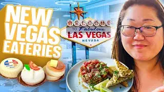 Trying NEW Restaurants In LAS VEGAS | Ramsays Kitchen | Dominique Ansel Bakery
