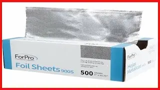 Great product -  ForPro Professional Collection Embossed Foil Sheets 900S, Aluminum Foil, PopUp Disp