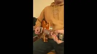 Rocking a gibson goldtop 1978