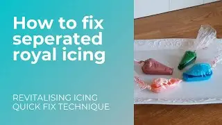 Separated royal icing? | Learn how to fix it | Beginner's guide to cookie decorating