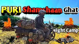 Unbelievable night camping at Beleswar Shamshaan Ghat, Puri 🌊👻 | scary night Sea Beach #adventure