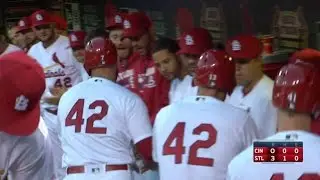 CIN@STL: Holliday opens scoring with three-run homer