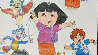 #dora #boots #diego #doratheexplorer #saumya #art #motupatlu #मोटूपतलू
