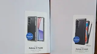 Spigen - Thin Fit Pro & Slim Armor Pro P for Samsung Galaxy ZFold5 unboxing and review 👌