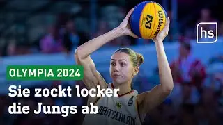 1,88m große Basketballerin Marie Reichert brennt für 3x3 | Hessen bei Olympia