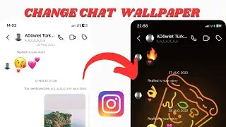 Change Your Chat Wallpaper On Instagram | Add Theme Background In Instagram Chats