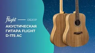 Обзор акустической гитары FLIGHT D-175 AC