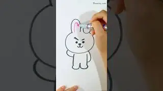 BT21 COOKY drawing #shorts