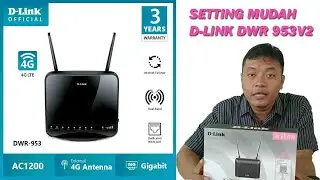 CARA MUDAH SETING INTERNET WAN ROUTER D-LINK DWR-953V2 LTE WIFI AC1200 ROUTER