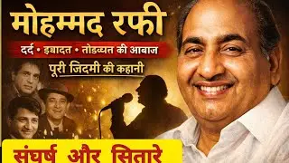 मोहम्मद रफ़ी | दर्द, इबादत और मोहब्बत की आवाज़ | पूरी जिंदगी की कहानी | संघर्ष और सितारे