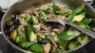 Daily life Vlogs Today i made Bhendi with water and Cocum  #concygodinhovlogs