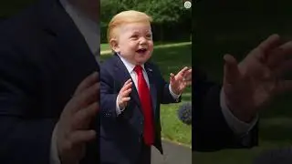 Baby Trump Is Taking On China goes viral 😂🍼 #shorts #usa #trump